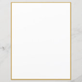 Eleganter Single Gold Rose Personalisiert (Rückseite)