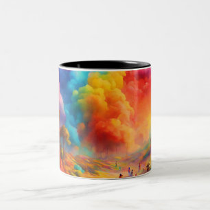 Eleganter Sipping Cup Zweifarbige Tasse