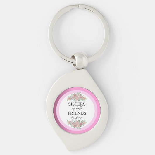Eleganter Sisters Metal Schlüsselanhänger (Vorderseite)