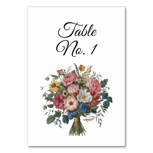 Eleganter Sitzcharts Regencycore Regency-Stil Tischnummer (Rückseite)