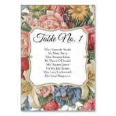 Eleganter Sitzcharts Regencycore Regency-Stil Tischnummer (Vorderseite)