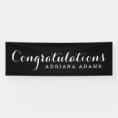 Eleganter Skript-Abschluss Banner (Horizontal)