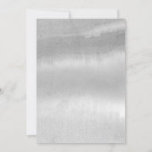 Eleganter Skript-Herr u. Frau Wedding Typography Einladung (Rückseite)