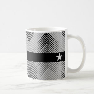 Eleganter Sliver Star Kaffeetasse