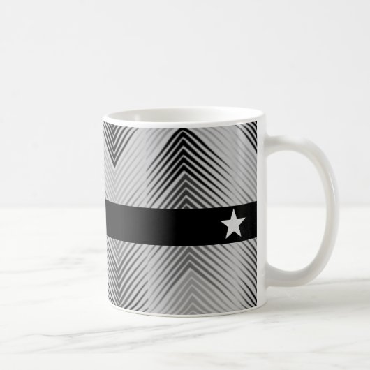 Eleganter Sliver Star Kaffeetasse (Rechts)