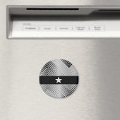 Eleganter Sliver Star Magnet (In Situ (Geschirrspüler))