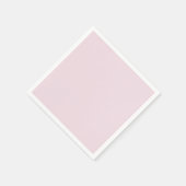 Eleganter Solid Spring Pink Serviette (Ecke)