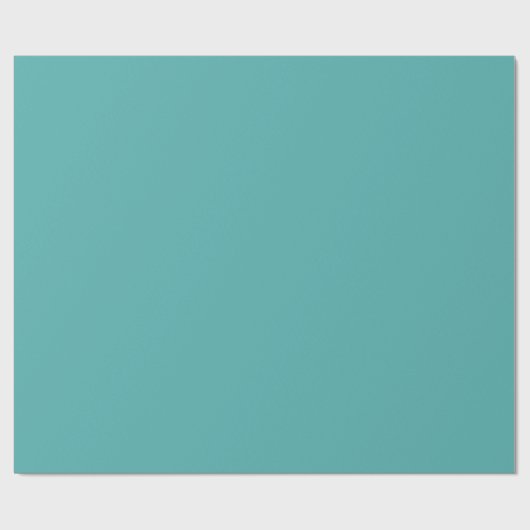 Eleganter, solider Farbhintergrund in blau-türkis Geschenkpapier (Flach)