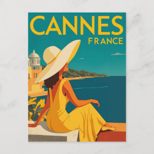 Eleganter Sommer in Cannes Postkarte