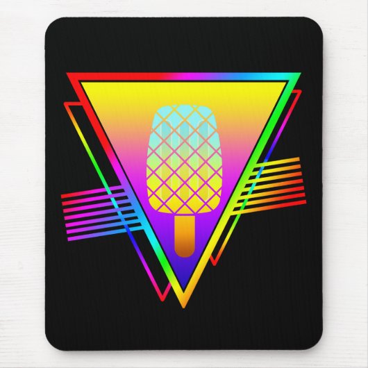 Eleganter Sommer Retro Ice Drop Mousepad (Vorne)