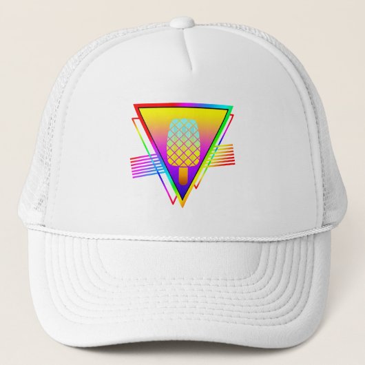 Eleganter Sommer Retro Ice Drop Truckerkappe (Vorderseite)