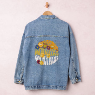 Eleganter Sonnenschein auf meinem Gemüt Jeansjacke