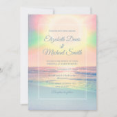 Eleganter Sonnenuntergang Einladung (Vorderseite)