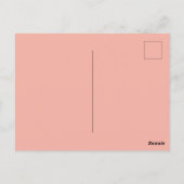 Eleganter Sparkling Soft Pink & Gold 40. Geburtsta Postkarte (Rückseite)