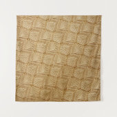 Eleganter Spitzenstoff: Texturierte Muster. Wandteppich (Vorderseite (Horizontal))