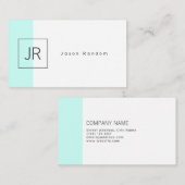 Eleganter Split-Stil Visitenkarte (Vorne/Hinten)