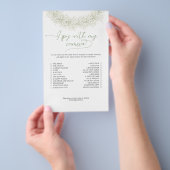 Eleganter Spy mit Camera Brautparty Game Flyer (Handgriff)