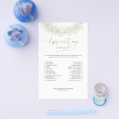 Eleganter Spy mit Camera Brautparty Game Flyer (Einzeln)