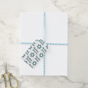 Eleganter Star von David Hanukkah Sameach Geschenkanhänger