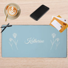 Eleganter staubblauer einfacher Blumen-Sport