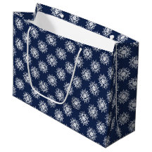 Eleganter staubblauer Weihnachts-Schneeflocken