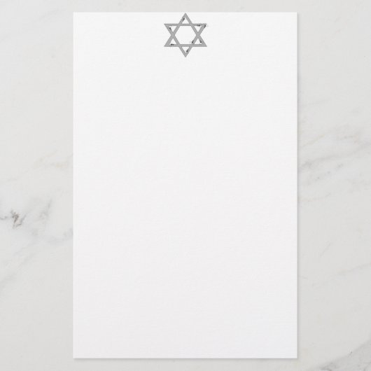 eleganter Stern Briefpapier (Vorderseite)