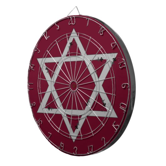 eleganter Stern Dartscheibe (Vorderseite rechts)