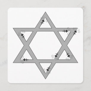 eleganter Stern Einladung