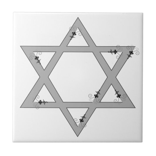 eleganter Stern Fliese (Vorderseite)