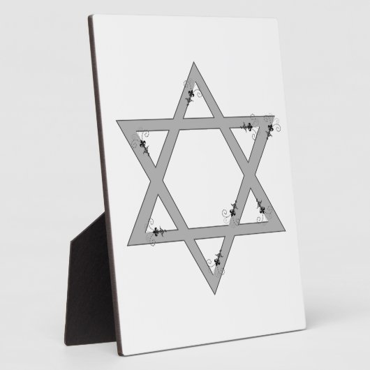 eleganter Stern Fotoplatte (Seite)