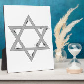 eleganter Stern Fotoplatte (Seite)