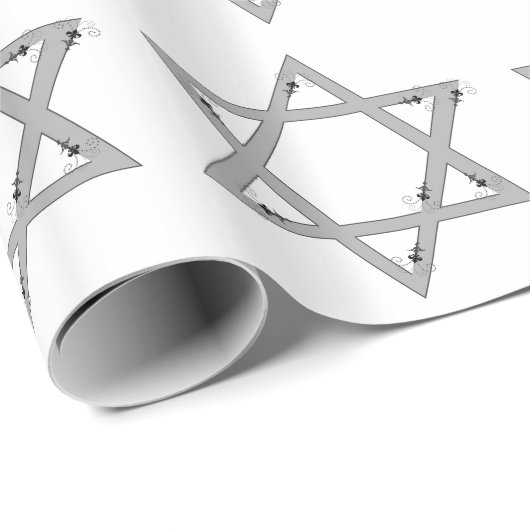 eleganter Stern Geschenkpapier (Rolleneckpunkt)