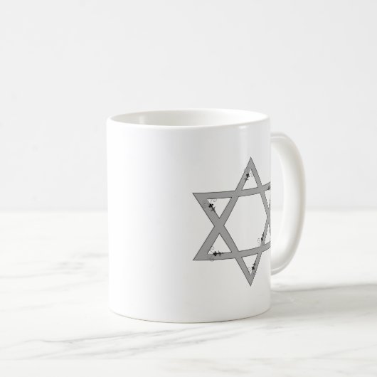 eleganter Stern Kaffeetasse (VorderseiteRechts)