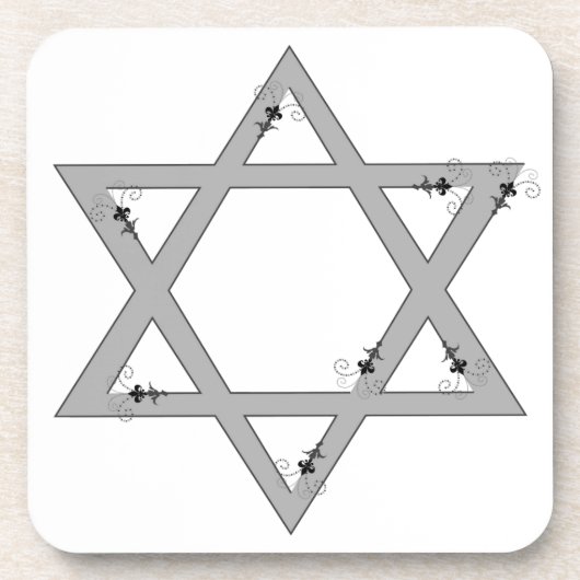 eleganter Stern Untersetzer (Vorderseite)