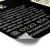 Eleganter Stil, Frauen-Bekleidungsartikelwerbung Poster (Ecke)