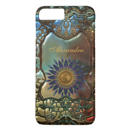 Eleganter Stil Gold Metal Art Nouveau Case-Mate iPhone Hülle