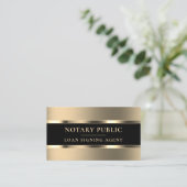 Eleganter Stil mit goldener Textur  Visitenkarte (Stehend Vorderseite)