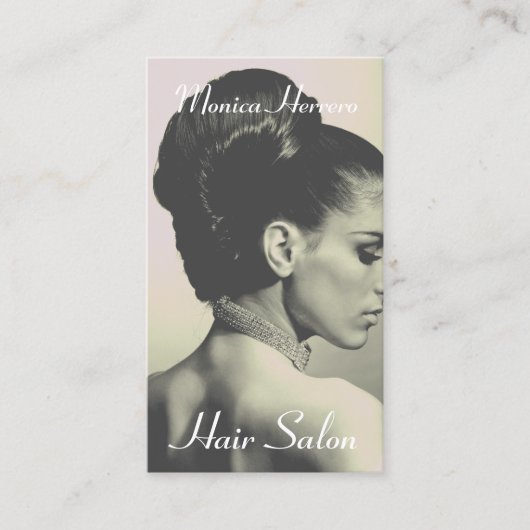 Eleganter Stil Visitenkarte (Vorderseite)