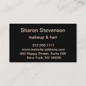 Eleganter Stil Visitenkarte (Rückseite)