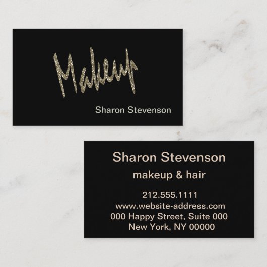 Eleganter Stil Visitenkarte (Vorne/Hinten)