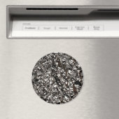 Eleganter Stilftiger Silberschwarzer Metallischer Magnet (In Situ (Geschirrspüler))