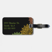 Eleganter stilisierter gepäckanhänger (Rückseite horizontal)