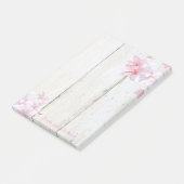 Eleganter Stilstil, Holzstruktur, Kirschbaum Post-it Klebezettel (angewinkelt)