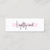 Eleganter Stilvoll Weißer Rose Beauty Salon Treuekarte (Vorderseite)