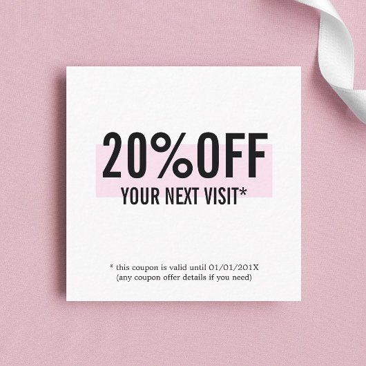 Eleganter Stilvoll Weißer Rose Salon Coupon