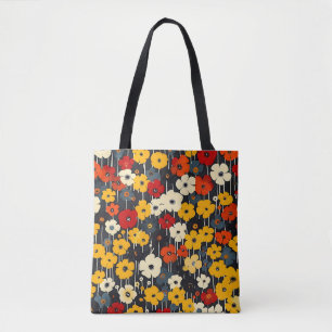 Eleganter stilvoller Boho-bunter botanischer Blume Tasche
