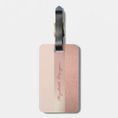 Eleganter stilvoller Chic, Cat Gepäckanhänger (Rückseite vertikal)