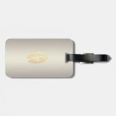 Eleganter stilvoller Chic - Shiny Foil Confetty, L Gepäckanhänger (Rückseite horizontal)