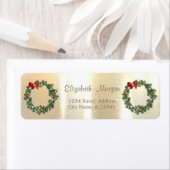Eleganter, stilvoller Goldener Weihnachtskranz , U (Insitu)