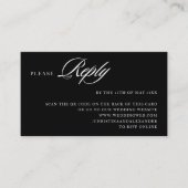 Eleganter, stilvoller, hoch entwickelter QR-Code i Begleitkarte (Vorderseite)